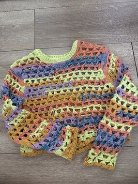 Boho knit sweater